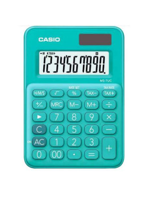 MS-7UC-GN CALCULADORA DE MESA COMPACTA DE 7 DIG