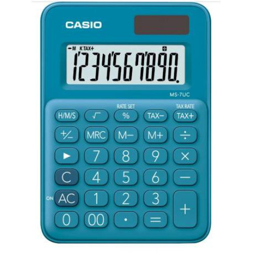 MS-7UC-LB CALCULADORA DE MESA COMPACTA DE 7 DIG
