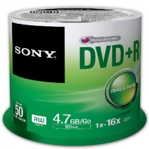 50DPR47SP DVD+R SPINDLE 50 SONY