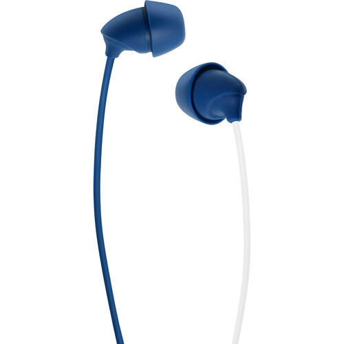 ADVSLEEP AUDIFONOS  DE SILICON ALAMBRICOS C/MIC  IDEAL PARA DORMIR  (AZUL)