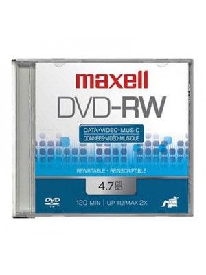 DVD-RW DVD REGRABABLE 4.7GB 2HRS 2X