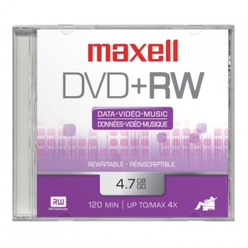 DVD+RW 4X EN CAJA PLASTICA