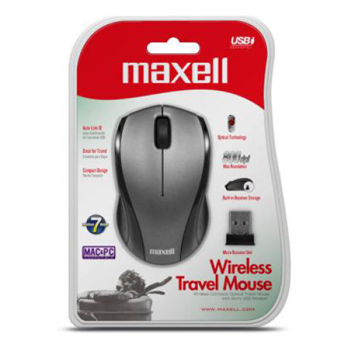 MOWL-200 MOUSE INALAMBRICO COLOR NEGRO