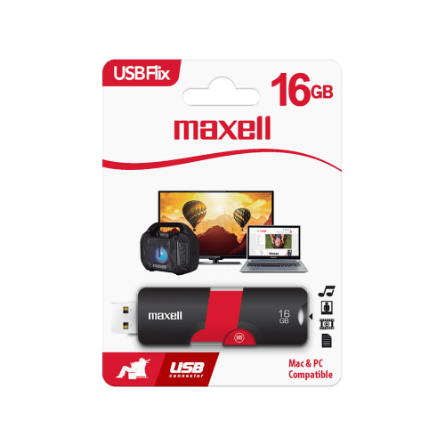 USBF-16 USB MEMORIA 16GB ROJO