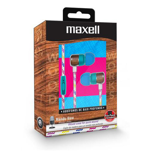 WUD-5 WOOD AUDIFONO CON MICROFONO CAJON DE MADERA HIP