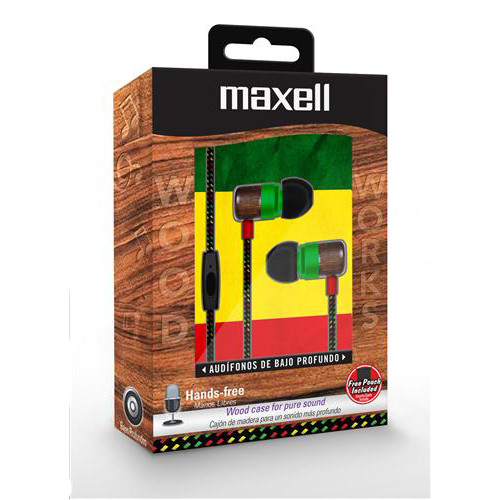 WUD-5 WOOD  AUDIFONO CON MICROFONO CAJON DE MADERA RAS