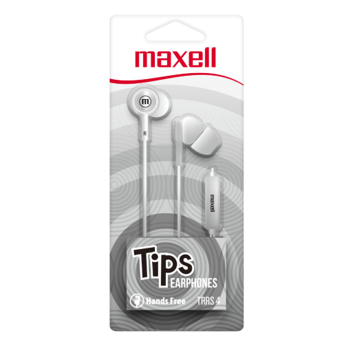 IN-TIPS AUDIFONO ESTEREO CON MICROFONO BLANCO