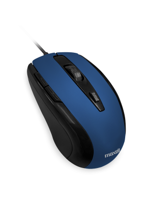MOWR-105 OPTICAL MOUSE FIVE BUTTON BLUE