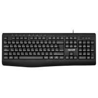 KB-100 TECLADO BASICO MULTIMEDIA USB + MOWR-101 MOUSE OPTICO GRIS