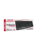 KB-100 TECLADO BASICO MULTIMEDIA USB + MOWR-101 MOUSE OPTICO GRIS